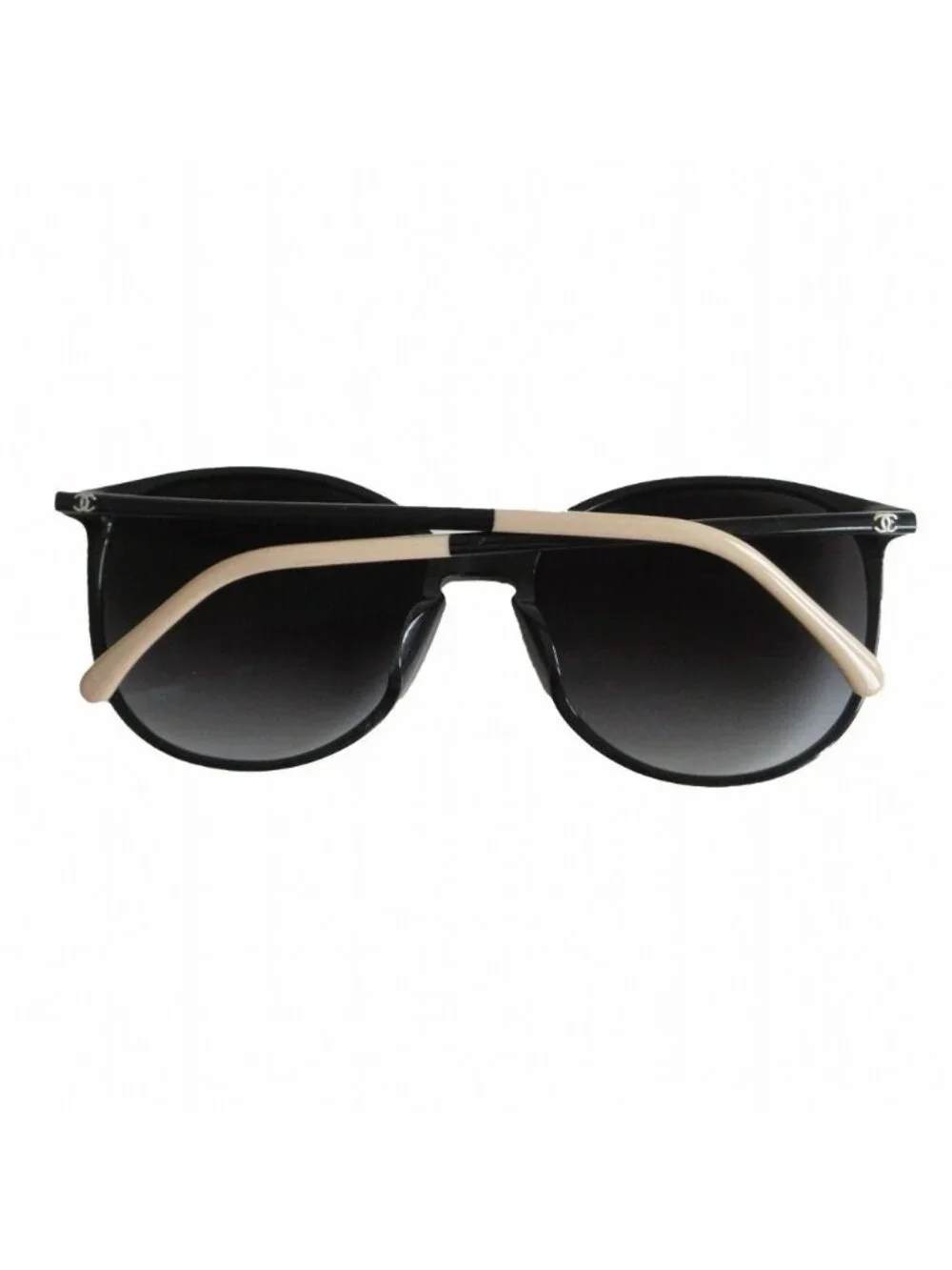 Chanel Sunglasses Asian Fit CC Logo Eyewear 55 Black